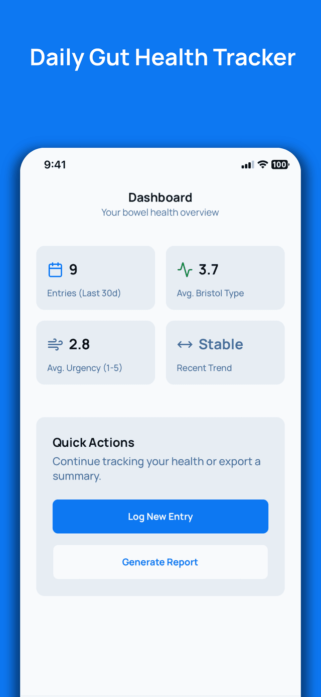 GutLog App Screenshot